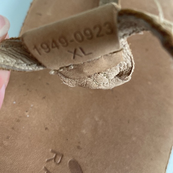 Rainbow Braided Toe Sandal Size XL 8.5 - Picture 4 of 9